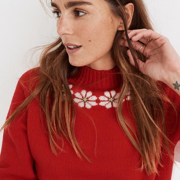 Madewell Floral Hazelwood Pullover Sweater - Picture 3 of 6